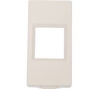 Лицевая плата Systeme Electric W45 1 мод 1xKeystone RAL9010 RIN-145-BE