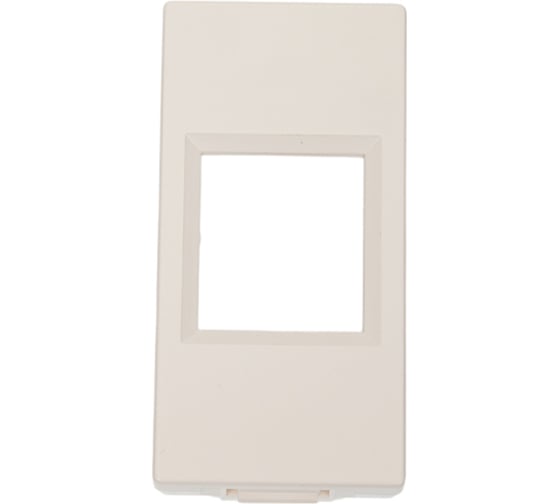 Лицевая плата Systeme Electric W45 1 мод 1xKeystone RAL9010 RIN-145-BE 1