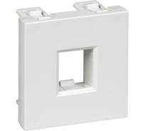 Лицевая плата Systeme Electric W45 2мод 1xKeystone RAL9003 RIN-144-B