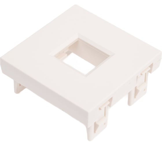 Лицевая плата Systeme Electric W45 2мод 1xKeystone RAL9010 RIN-144-BE