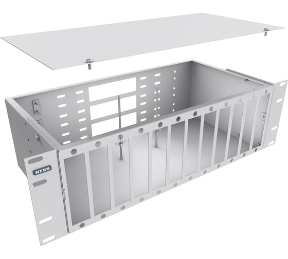 Кросс оптический NTSS 19'' частично укомплектованный 3U, 64/96 портов FC/ST (планки FC/ST-12шт, планка-заглушка-4шт, сплайс-кассета-3шт) серый RAL 7035 NTSS-RFOB-3U-64/96-FC/ST-S0020