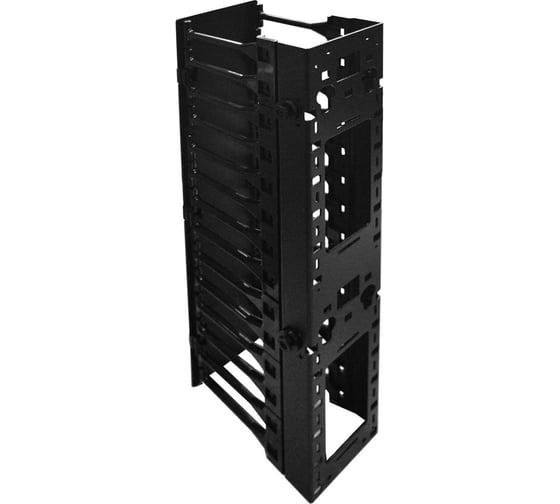 Вертикальный органайзер TWT для регулируемых стоек 160x220мм RACK-VORG/M 1