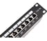 Панель коммутационная DATAREX кат.5е, STP, 19, 1U, 24хRJ45, 568A/В, черный DR-401120 6