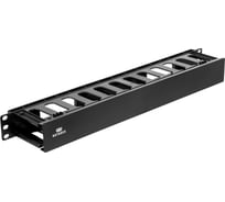 Организатор пластиковый DATAREX с гребенкой и крышкой, черный DR-441301