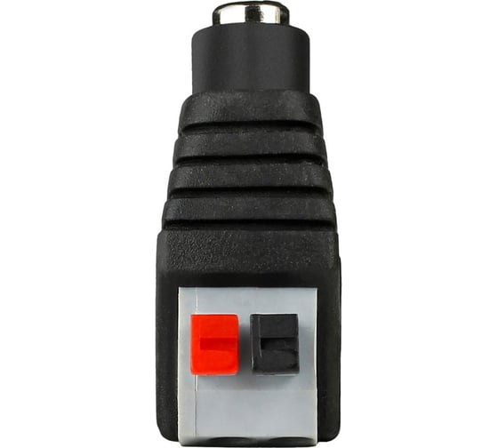 Наконечник питания Smartbuy F, гнездо, 2.1x5.5 мм, с быстрозажимным крепежом 2 шт 100 A212