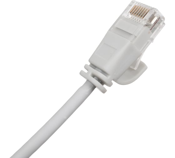 Патч-корд Filum U/UTP, кат.6, 28AWG(7x0,127 мм), чистая медь, LSZH, Slim and flexible, серый, 5 м FL-U6-C-LSZH-SLIM-1.5M