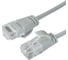 Кабель патч-корд U/UTP 6 кат. 0.5м FL-U6-C-LSZH-SLIM-0.5M 28AWG(7x0.127 мм), чистая медь, LSZH, Slim flexible, серый Filum 00-01114959 1