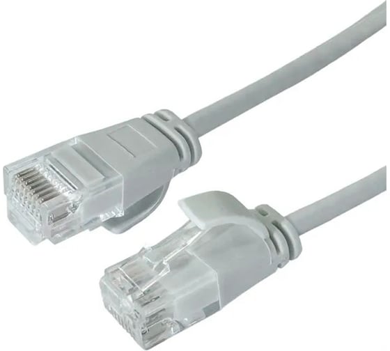 Патч-корд Filum U/UTP, кат.6, 28AWG(7x0,127 мм), чистая медь, LSZH, Slim and flexible, серый, 3 м FL-U6-C-LSZH-SLIM-3.0M 1