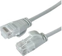 Патч-корд Filum U/UTP, кат.6, 28AWG(7x0,127 мм), чистая медь, LSZH, Slim and flexible, серый, 0.3 м FL-U6-C-LSZH-SLIM-0.3M