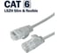 Кабель патч-корд U/UTP 6 кат. 0.3м FL-U6-C-LSZH-SLIM-0.3M 28AWG(7x0.127 мм), чистая медь, LSZH, Slim flexible, серый Filum 00-01114958 2