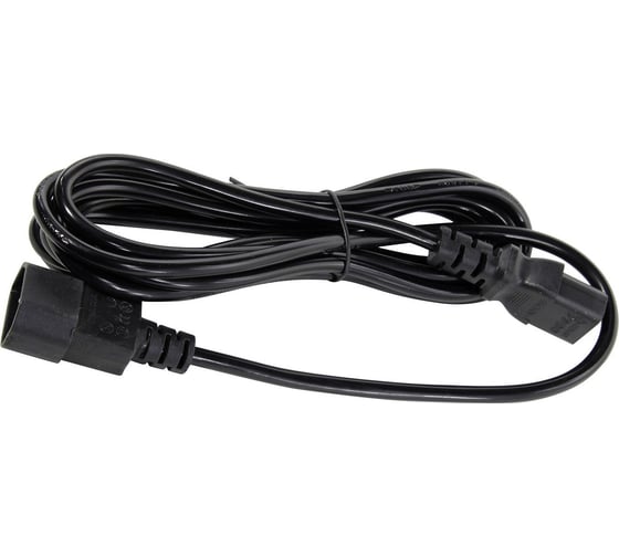 Кабель питания 5bites IEC-320-C13 UPS - IEC-320-C14, 220V, сечение 3x0.50мм2, 3м PC105-30A 1