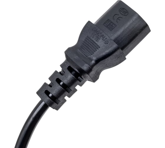 Кабель питания 5bites IEC-320-C13 UPS - IEC-320-C14, 220V, сечение 3x0.50мм2, 1.8м PC105-18A