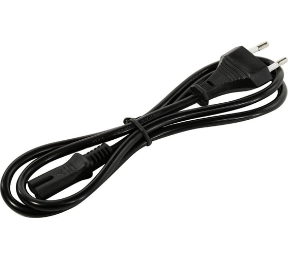 Кабель питания 5bites IEC-320-C7 - CEE 7/16 восьмерка 220V сечение 2x0.50мм2 VDE 1м PC305-10A 1