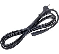 Кабель питания 5bites IEC-320-C7 - CEE 7/16 восьмерка 220V сечение 2x0.50мм2 VDE 1.8м PC305-18A