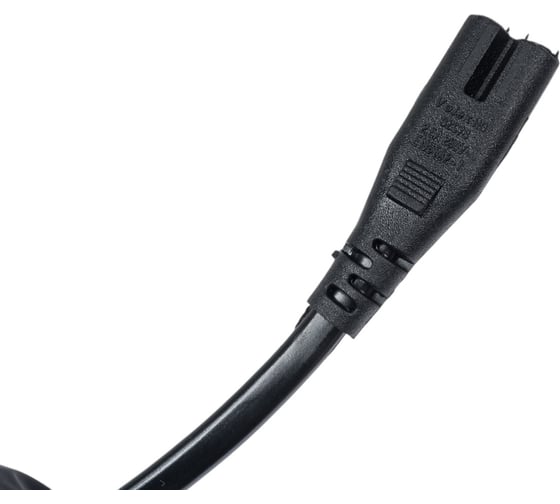 Кабель питания 5bites IEC-320-C7 - CEE 7/16 восьмерка 220V сечение 2x0.50мм2 VDE 1.8м PC305-18A
