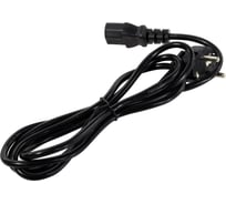Кабель питания 5bites евровилка Shuko-компьютер IEC-320-C13 220V сечение 3x0.75мм2 1.8м PC207-18A