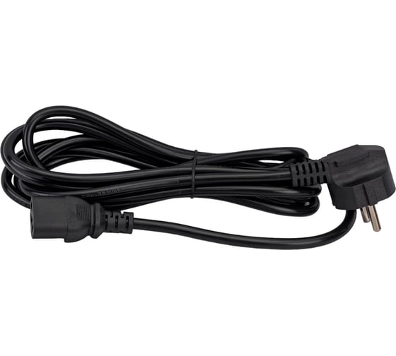 Кабель питания 5bites евровилка Shuko-компьютер IEC-320-C13 220V сечение 3x0.75мм2 3м PC207-30A