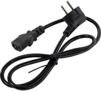Кабель питания 5bites евровилка Shuko-компьютер IEC-320-C13 220V сечение 3x0.75мм2 1м PC207-10A