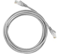 Патч-корд TDM ELECTRIC народный U/UTP Cat 5e 4PR 24AWG PVC, литой 2 м, серый SQ0115-0004