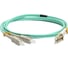 Оптический шнур LANMASTER LC-SC, duplex, 50/125, OM3, LSZH, 1 м LAN-2LC-2SC/OM3-1.0 1
