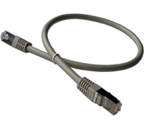 Патч-корд LANMASTER RJ45-RJ45, 4 пары, FTP, категория 6, 10 м, серый, LAN6-S45-45-10.0-GY