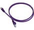 Патч-корд LANMASTER RJ45-RJ45, 4 пары, UTP, категория 5е, 10 м, фиолетовый, LSZH LAN-PC45/U5E-10-VI 1