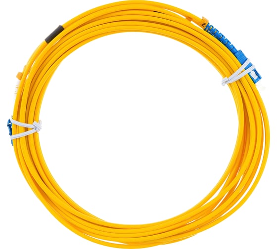 Оптический патч-корд LANMASTER LSZH, дуплексный, LC/UPC-SC/UPC, SM, 5.0 м LAN-2LC-2SC/SU-5.0