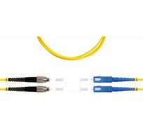 Патч-корд оптический SUPRLAN ВО SM(G.652.D), FC/UPC-SC/UPC, 3.0мм, duplex, LSZH, 10м 09-0631