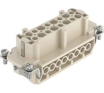 Контактная вставка BEISIT, разъем на 16 контакта (PIN) 16A, HE-016-F