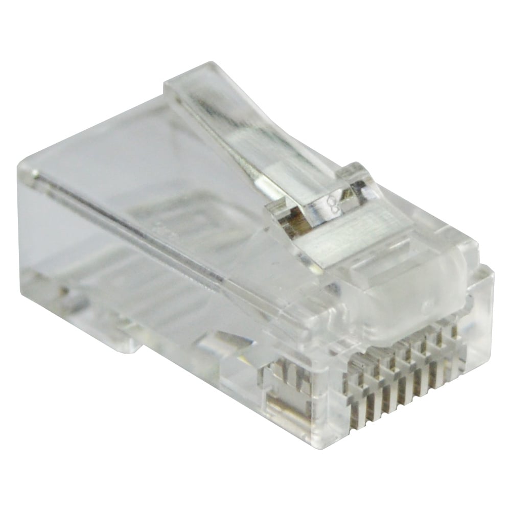 Коннектор LANMASTER RJ45, тип EZ 8P8C, UTP, cat.6, универсальный, 100 ...