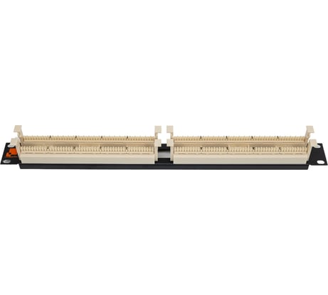 Кроссовая панель LANMASTER 110 типа, 100 пар, 19, 1U с модулями LAN-RS110-100FT