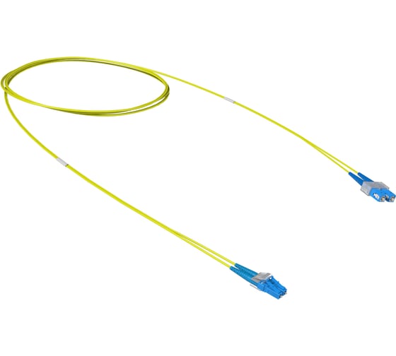 Оптический коммутационный шнур DKC переходной Duplex LC UPC/SC UPC, 9/125 OS2, 7 м, 1 шт. RNPC9DCULU7 1