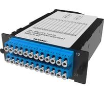 Претерминированная кассета DKC 24ОВ 09/125 OS2, 2xMTP 12 f/12xLC UPC Duplex, 1 HU 1 ШТ RNCTFL1U24S