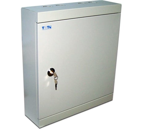 Распределительная коробка TWT на 30 плинтов 300 пар, металлическая, с замком DB10-30P/KM