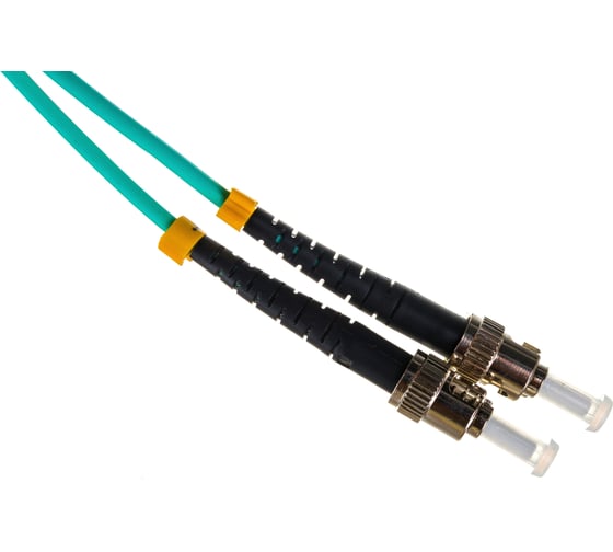 Оптический патч-корд LANMASTER дуплексный, ST/PC-ST/PC, OM3, LSZH, 2.0 м LAN-2ST-2ST/OM3-2.0