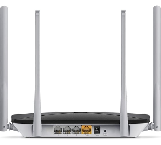 Беспроводной роутер MERCUSYS AC1200 10/100BASE-TX черный AC12