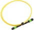 Кабельная сборка LANMASTER MPO-MPO, 12 волокон, OS2, тип B, KeyUp-KeyUp, 2 м, желтая LAN-12M-12M/OS2B-2.0 1