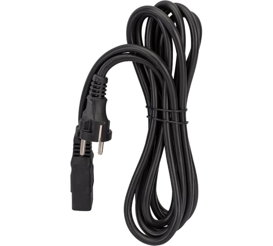 Шнур питания LANMASTER C19-Schuko, 3х1.5, 220В, 16А, 3 м LAN-PP19/SH-16A-3.0 LAN-PP19/SH-3.0-BK