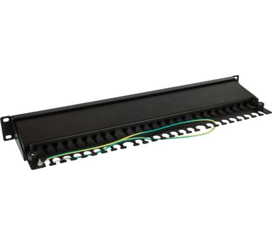 Патч-панель LANMASTER 24 порта с индикаторами, STP, категория 6, 1U LAN-PPi24S6