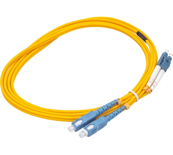 Оптический патч-корд TWT дуплексный, LC/UPC-SC/UPC, SM, 2.0 м 2LC-2SC/SU-2.0