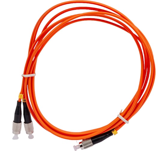 Оптический патч-корд TWT PVC, дуплексный, FC/PC-FC/PC, MM 50/125, 2.0 м 2FC-2FC/OM2-2.0