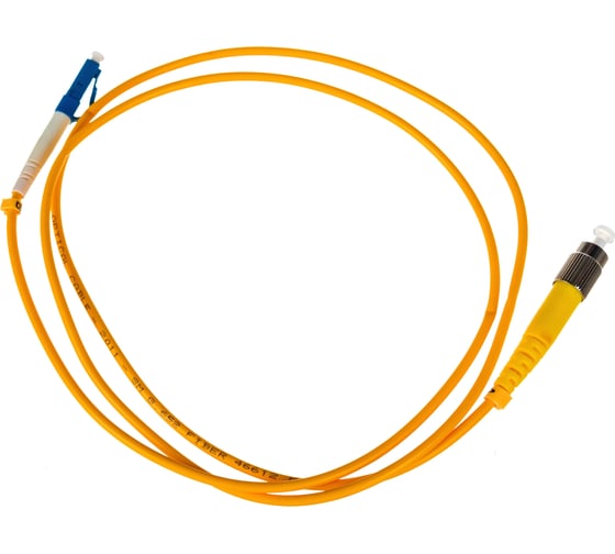 Оптический патч-корд TWT PVC, симплексный, LC/UPC-FC/UPC, SM OS2, 1.0 м LC-FC/SU-1.0