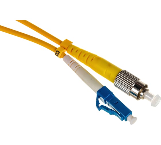 Оптический патч-корд TWT PVC, симплексный, LC/UPC-FC/UPC, SM OS2, 1.0 м LC-FC/SU-1.0