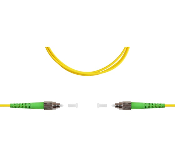 Патч-корд оптический SUPRLAN ВО SM(G.652.D), FC/APC-FC/APC, 3.0мм, simplex, LSZH, 5м 09-05004 1