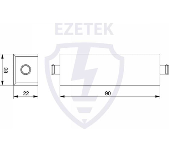 Устройство грозозащиты EZETEK ZR-BNC-12V 705020