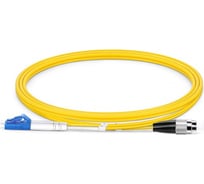 Оптический патч-корд TWT PVC, дуплексный, LC/UPC-FC/UPC, SM OS2 10 м 2LC-2FC/SU-10