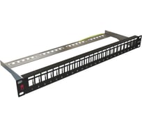 Модульная патч-панель SYSMATRIX 19 Кат,5е 24 порта PP 1901U,S24MDS,M