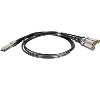 Объединительный DAC кабель OSNOVO OC-QSFP-4x10G-1M QSFP+ 40G для 4x10G. Скорость: 40 Гбит/c. Тип разъема: QSFP+/SFP+. Длина кабеля 1м. Размеры коннектора (ШхВхГ): 11x9x101мм. Рабочая температура: 0…+70С. 14808