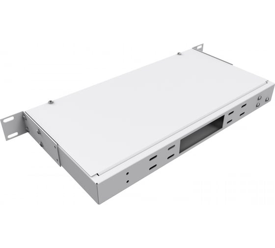 Кросс оптический NTSS 19'' частично укомплектованный 1U, 8/16/24 портов SС (планки SC-3шт, планка-заглушка-2шт, сплайс-кассета-1шт) серый RAL 7035 NTSS-RFOB-1U-8/16/24-SC-S0010