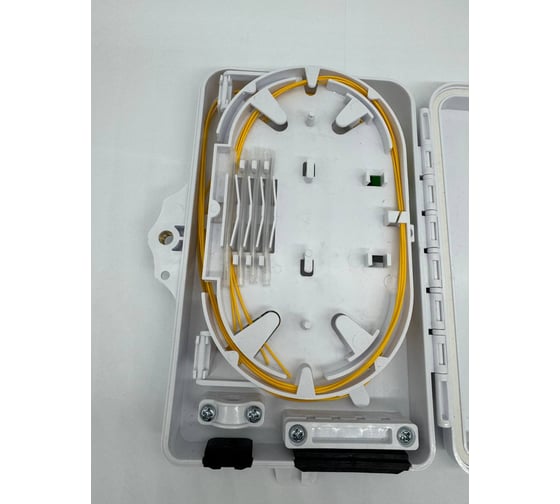 Оптическая распределительная кросс-муфта КОМПАНИЯ ФОРТОН FTTH GJS-X04, 1x4 комплект SC/APC ВИ165